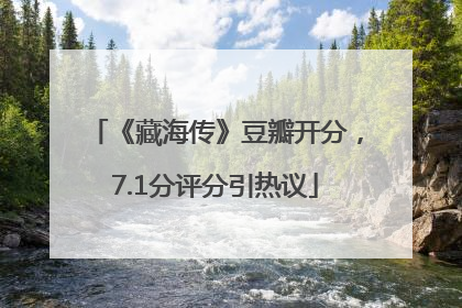 《藏海传》豆瓣开分，7.1分评分引热议