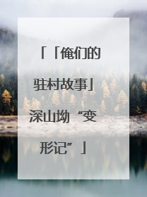 「俺们的驻村故事」深山坳“变形记”