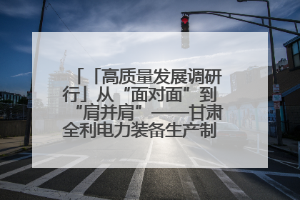 「高质量发展调研行」从“面对面”到“肩并肩”——甘肃全利电力装备生产制造项目一线见闻