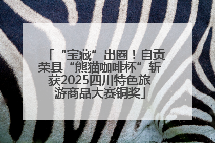 “宝藏”出圈！自贡荣县“熊猫咖啡杯”斩获2025四川特色旅游商品大赛铜奖