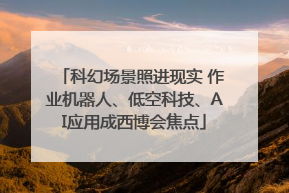 科幻场景照进现实 作业机器人、低空科技、AI应用成西博会焦点