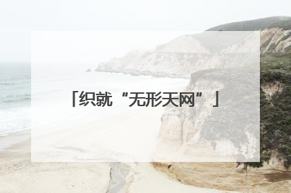 织就“无形天网”