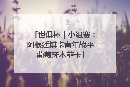世俱杯｜小组赛：阿根廷博卡青年战平葡萄牙本菲卡