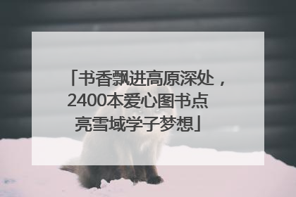 书香飘进高原深处，2400本爱心图书点亮雪域学子梦想