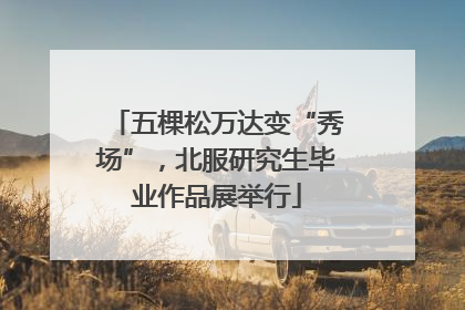 五棵松万达变“秀场”，北服研究生毕业作品展举行