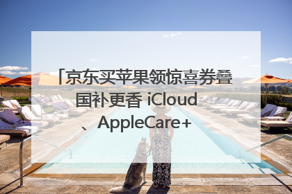 京东买苹果领惊喜券叠国补更香 iCloud、AppleCare+服务限时低至85折