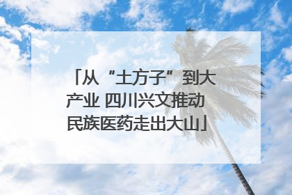 从“土方子”到大产业 四川兴文推动民族医药走出大山