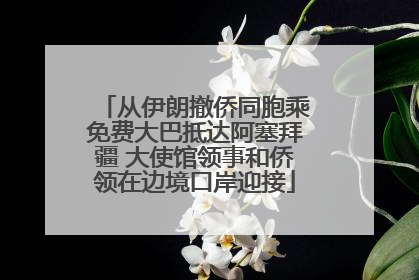 从伊朗撤侨同胞乘免费大巴抵达阿塞拜疆 大使馆领事和侨领在边境口岸迎接