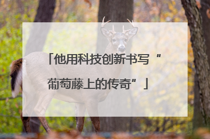 他用科技创新书写“葡萄藤上的传奇”