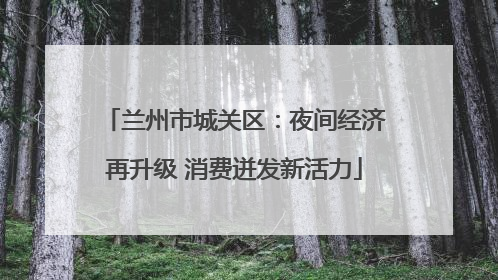 兰州市城关区：夜间经济再升级 消费迸发新活力
