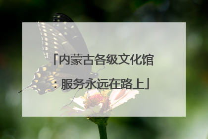 内蒙古各级文化馆：服务永远在路上