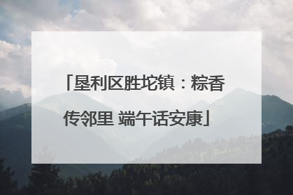 垦利区胜坨镇：粽香传邻里 端午话安康