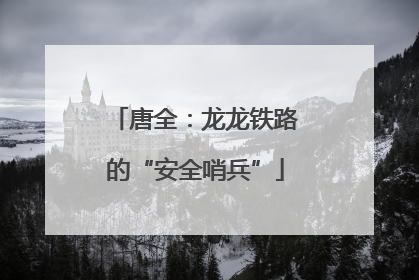 唐全：龙龙铁路的“安全哨兵”