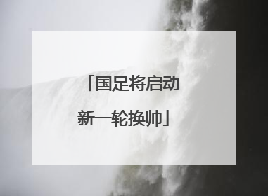 国足将启动新一轮换帅