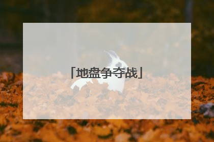地盘争夺战
