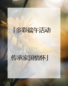 多彩端午活动 传承家国情怀