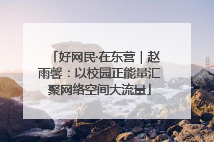 好网民·在东营｜赵雨馨：以校园正能量汇聚网络空间大流量