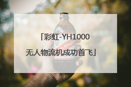 彩虹-YH1000无人物流机成功首飞