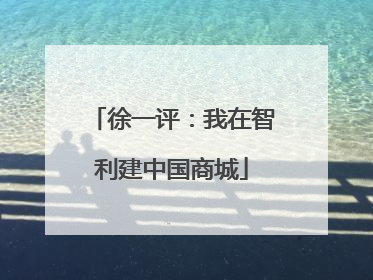 徐一评：我在智利建中国商城
