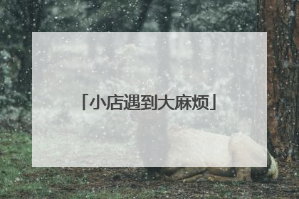 小店遇到大麻烦