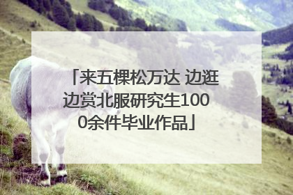 来五棵松万达 边逛边赏北服研究生1000余件毕业作品