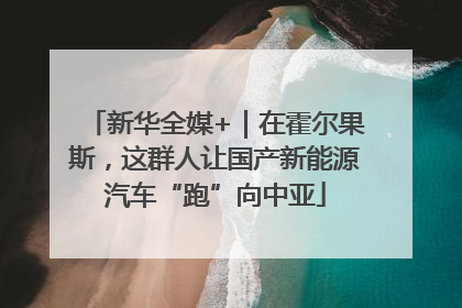 新华全媒+｜在霍尔果斯，这群人让国产新能源汽车“跑”向中亚