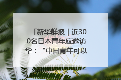 新华鲜报｜近300名日本青年应邀访华：“中日青年可以创造更好的未来”