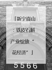 新宁崀山：铁皮石斛产业绽放“花经济”