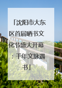 沈阳市大东区首届晒书文化节盛大开幕：千年文脉遇书