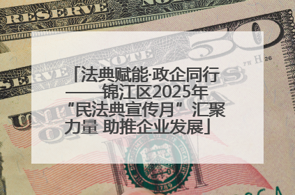 法典赋能·政企同行——锦江区2025年“民法典宣传月”汇聚力量 助推企业发展