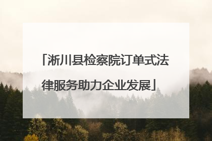 淅川县检察院订单式法律服务助力企业发展