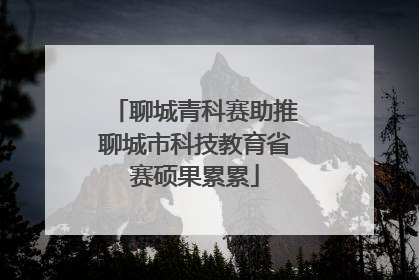 聊城青科赛助推聊城市科技教育省赛硕果累累