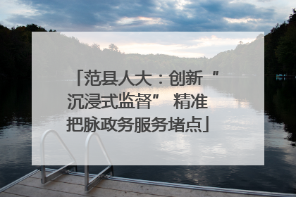 范县人大：创新“沉浸式监督” 精准把脉政务服务堵点