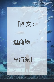 西安：逛商场 享清凉