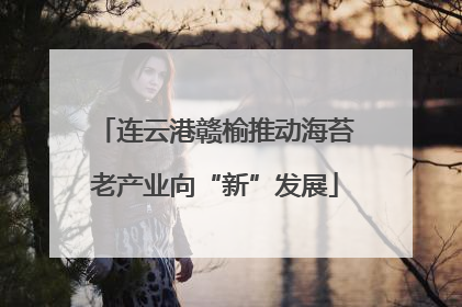 连云港赣榆推动海苔老产业向“新”发展