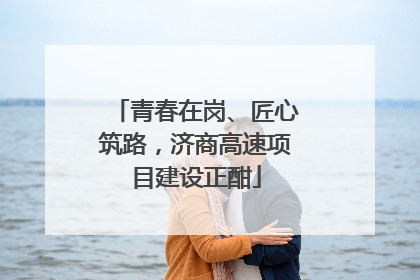 青春在岗、匠心筑路，济商高速项目建设正酣