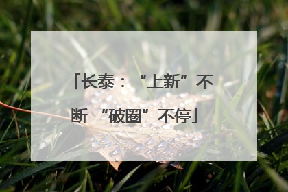 长泰：“上新”不断 “破圈”不停