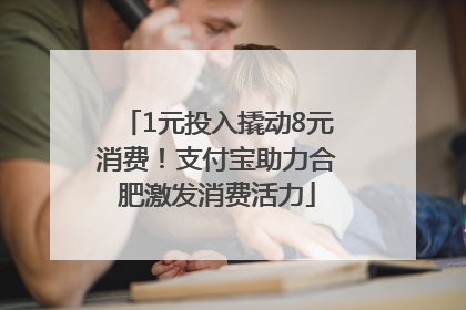 1元投入撬动8元消费！支付宝助力合肥激发消费活力
